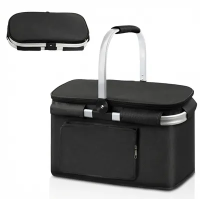 Immagine prodotto di Cestino da picnic termico - Pieghevole - 25 litri - Con coperchio - Borsa termica