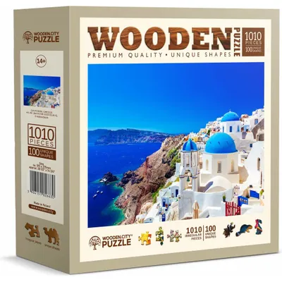 Image de Puzzle en bois WOODEN CITY Santorini, Grèce 1010 pièces