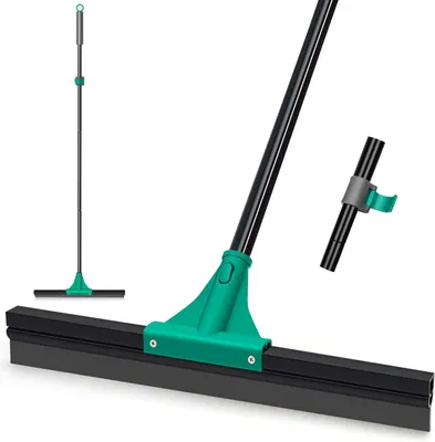 Productafbeelding van Vloerwisser 45 cm, handgreep 147 cm, groen, voor binnen en buiten