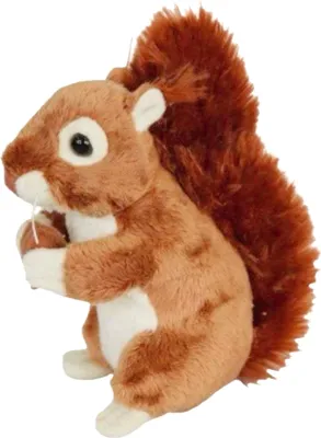 Produktbild von Kuscheltier Eichhörnchen braun 16 cm Plüscheichhörnchen