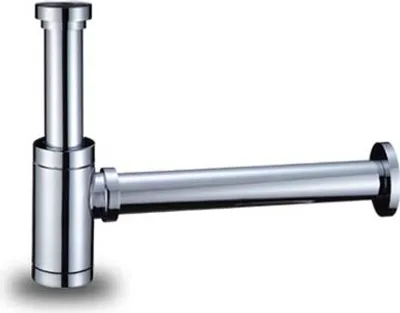 Produktbild von Designer Siphon | Edles Messing | Inkl. Geruchsschutz | Design Syphon Neu Massiv