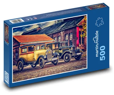 Obrázok produktu pre Puzzle 500 Historické autá na uliciach - martinpuzzle