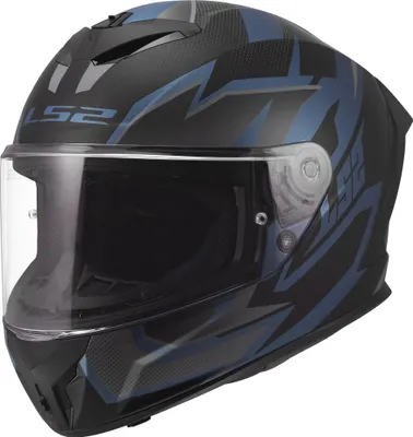 Produktbild von LS2 FF820 Rapid III Xtrem Helm, schwarz/blau, M (57/58)