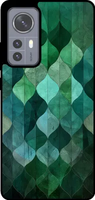 Produktbild von Smartphonica Telefon Fall geeignet für Xiaomi 12 mit grünen Blättern drucken - TPU zurück Abdeckung Fall grüne Blätter Design