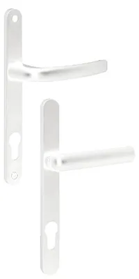 Image de Ensemble sur plaques + béquille RED carré 8mm entraxe 92mm blanc - SOFI - 5112239201