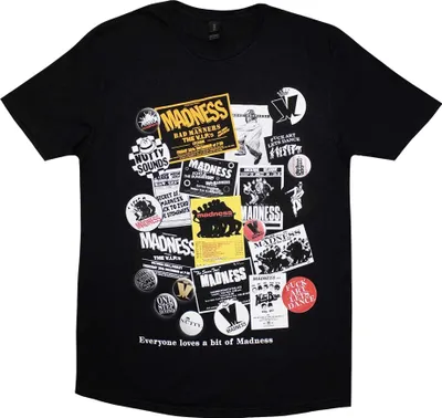 Productafbeelding van Madness - T-shirt voor heren/dames, uni model, RO11513 (maat S) (zwart)