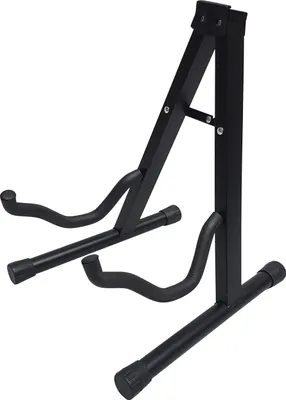 Produktbild von Universal Gitarrenständer A-Form schwarz - E-Gitarre - Konzert - Akustik Gitarre - Bass - Klappbar GS3