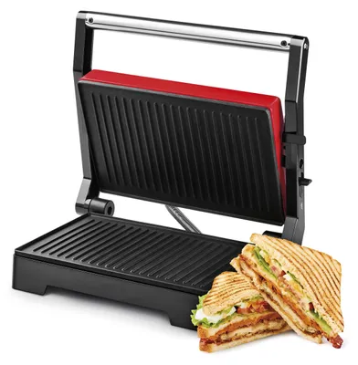 Produktbild von Ufesa Kontaktgrill und XXL Sandwichtoaster für alle Toastgrößen geeignet, Steak