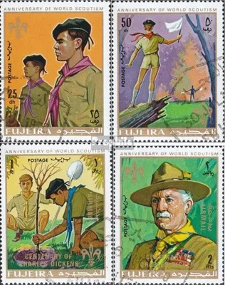 Produktbild von Briefmarken Fujeira 1970 Mi 513A-516A (kompl.Ausg.) gestempelt Pfadfinder