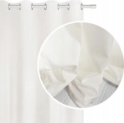 Zdjęcie produktu dla Zasłona Soft Velvet Biała 140x250 cm - Elegancki Wygląd i 80% Zaciemnienia