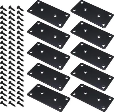 Produktbild von Flachthalter für Reparaturen - Beugel mit Schrauben für Platten und Schränke (Set von 10)