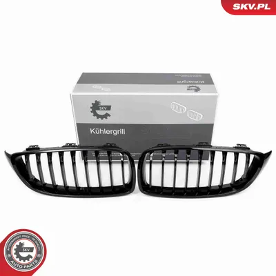 Zdjęcie produktu dla ESEN SKV 66SKV149 Kratka chłodnicy do BMW 4 Gran Coupe (F36) – czarna, błyszcząca