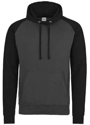 Produktbild von Awdis - Kapuzenpullover für Herren/Damen Uni LT1901 (XXL) (Holzkohle/Pechschwarz)