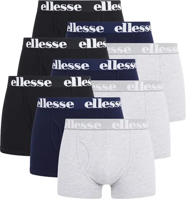 Produktbild von ellesse HALI 3PK BOXERS BLACK/GREY/NAVY S
