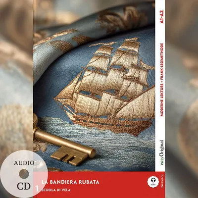 Produktbild von La Bandiera Rubata - Italienische Krimi-Lektüre A1-A2 (+ Audio-CD)