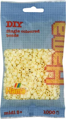 Immagine prodotto di Perline Hama 207-02, 1000 pezzi, color crema