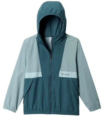 Produktbild von Schuhe Columbia Chaqueta con capucha Columbia Spire Valley Windbreaker verde pálido niño für Herren