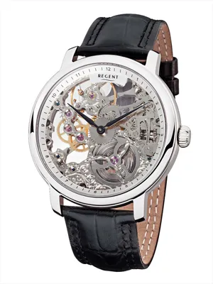 Produktbild von Regent Herrenuhr Handaufzug Edelstahl Germany Collection GM1429