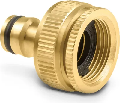 Produktbild von 3/4" & 1" IG Messing Hahnverbinder BRASS inkl. Dichtung