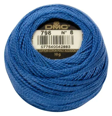 Produktbild von DMC Perlgarn Knäuel Stärke 8, 10 g, 116A/8-798