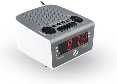 Obrázek produktu pro Rádio s budíkem Netstroom – digitální rádio – rádio s budíkem a DAB – funkce budíku – rádio s hodinami