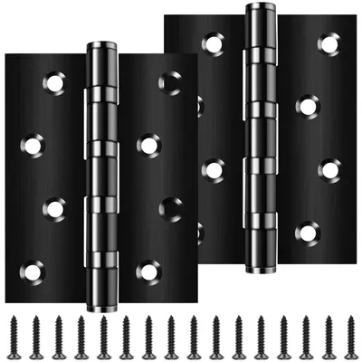 Imagen del producto de Bisagras para puertas de madera, de acero inoxidable, 4 pulgadas, 1 par