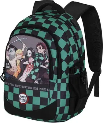 Produktbild von Karactermania Demon Slayer Akushon Plus Running Rucksack Grün  Grün One Size