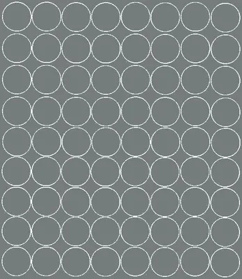 Image de Autocollants ronds, diamètre 5 cm, 72 pièces, gris mat