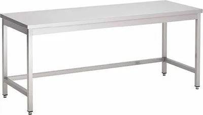 Image de Table de travail en acier inoxydable sans base, 2000 (L) x 700 (P) x 880 (H) mm.