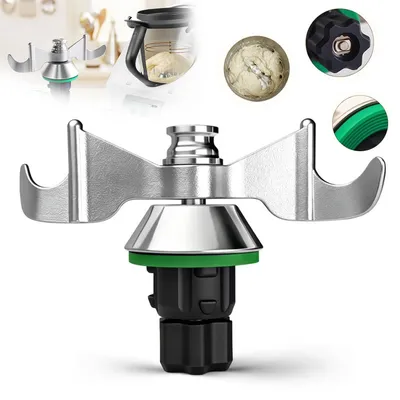 Produktbild von Teigmesser für Thermomix TM7/TM6/TM5, Thermomix TM7 Zubehör, Edelstahl Zubehörteile, Effizientes Kneten