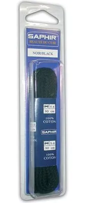 Produktbild von Schnürsenkel Cordelets 90cm Dunkelbraun 1 Paar - Saphir