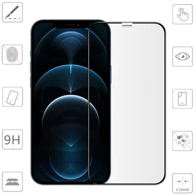 Image de Pour Apple iPhone 16 Pro Max : 2 films de protection d'écran 3D Premium en verre trempé H9