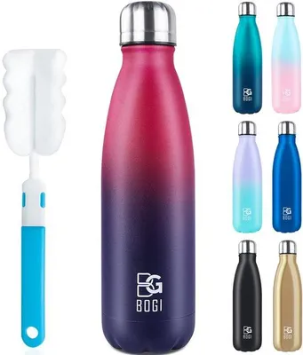 Image de Bouteille isotherme en acier inoxydable de 500 ml
