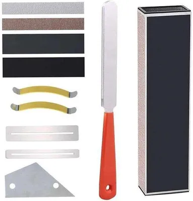 Produktbild von Gitarrenpflege-Set mit Werkzeugen für Saiteninstrumente - 15 cm, Mehrfarbig