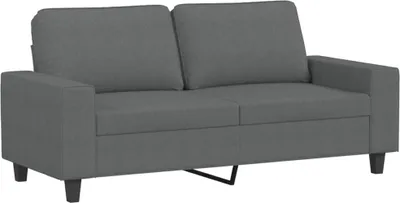 Produktbild von vidaXL 2-Sitzer-Sofa Dunkelgrau 140 cm Stoff