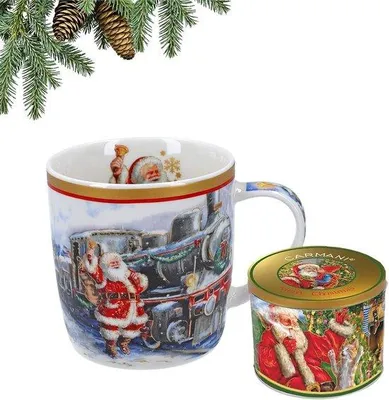 Image de Tasse de Noël en porcelaine 400 ml Kerstman