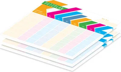 Immagine prodotto di Foglio di pulizia PRICARO "Rainbow", colorato, A4, 25 fogli, 3 pz