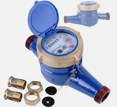 Produktbild von Gartenwasseruhr Geeicht 3/4 Zapfhahnzähler Zapfhahn kalt Wasseruhr Wasserzähler