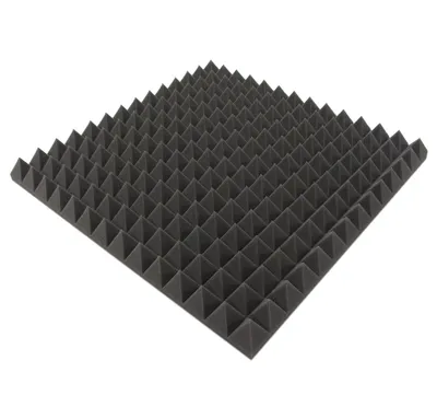 Produktbild von Akustikpur - ca. 49 cm x 49 cm x 5 cm - Akustikschaumstoff,Pyramiden Akustik Schaumstoff,Akustik Dämmung