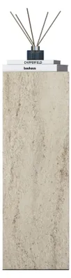 Produktbild von Beistelltisch aus Holz "AD108" – 20 x 60 x 18,2 cm – Travertin