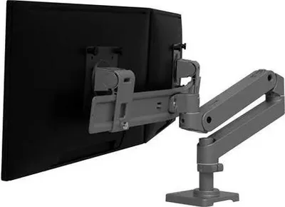 Zdjęcie produktu dla Ergotron LX Pro Series 45-684-293, Zacisk, 8,5 kg, 68,6 cm (27"), 100 x 100 mm, Opcja regulacji wysokości, Szary
