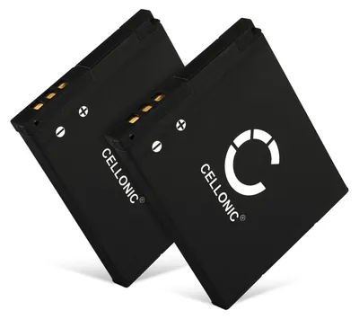 Image de CELLONIC 2x Batterie compatible avec Panasonic Lumix DMC-F5, DMC-FH10