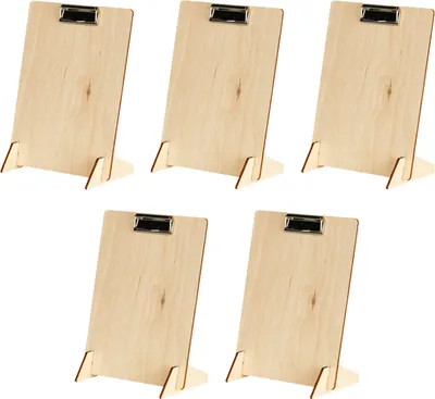 Produktbild von Vorteilspack 5x Plakathalter mit Metallklemme / Klemmbrett DIN A6