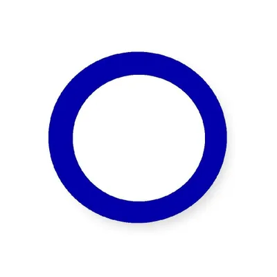 Produktbild von SINA Legematerial Ringe in 4 Farben - Größe 60mm (blau)