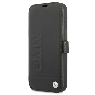 Productafbeelding van BMW Pouzdro Bmflbkp13Ssllbk voor iPhone 13 Mini (5,4 inch), zwart/zwart, "Signature" collectie