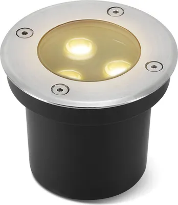 Produktbild von Peviasot 1x 3W Bodenleuchte IP65 Außen LED Leuchte Bodeneinbaustrahler Bodenstrahler Bodenlampe Warmweiß