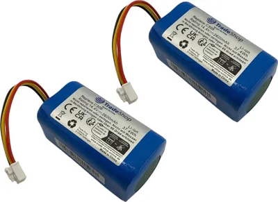 Produktbild von 2x Trade-Shop Li-Ion Akku 14,4V 2600mAh für Blaupunkt BPK-VCBB1XBN, BlueBot XSMART BPK-VCBB1XE, XSMART BPK-VCBB1XS, XVAC BPK-VCBB1XVB, XBOOST