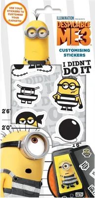 Produktbild von Despicable Me 3 - Aufkleber Set SG32282 (Einheitsgröße) (Bunt)