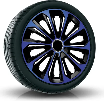 Produktbild von Radkappen Radzierblenden (4Stück) 16 Zoll blau/schwarz EXTRA STRONG Z458681