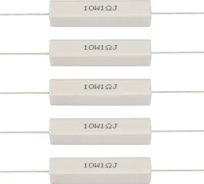 Produktbild von 10-teiliges Lautsprecher-Teiler-Widerstands-Set, Zement, 10 W, 1 Ohm